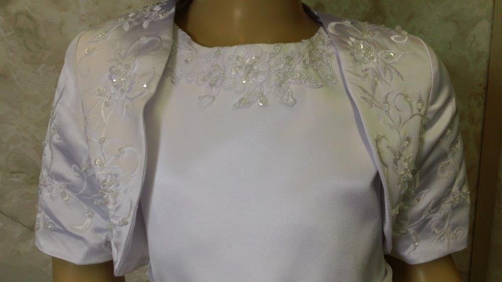 Embroidered bolero jacket